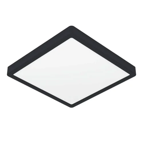 Светильник накладной LED Fueva 5 900588 Eglo белый на 1 лампу, основание чёрное в стиле современный круглый