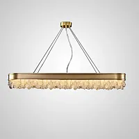 Люстра подвесная VERONA A L12 193713-23 ImperiumLoft прозрачная на 12 ламп, основание латунь в стиле современный 