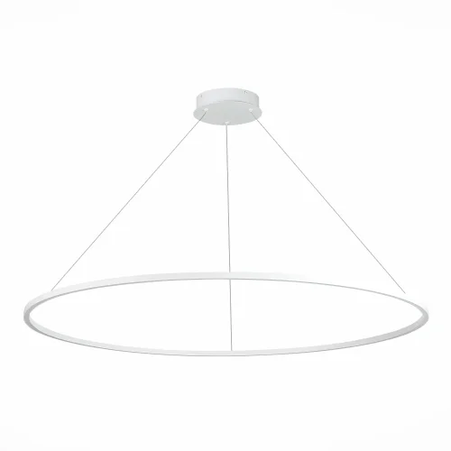 Светильник подвесной LED St605 Down ST605.543.72 ST-Luce белый 1 лампа, основание белое в стиле хай-тек кольца фото 2
