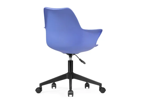 Компьютерное кресло Tulin blue / black 15708 Woodville, синий/экокожа, ножки/пластик/чёрный, размеры - *910***600*600 фото 4