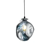 Светильник подвесной ImperiumLoft Soap BS sliver 9208P/BS sliver 109535-30 ImperiumLoft серебряный на 1 лампу, основание чёрное в стиле современный 