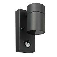 Настенный светильник Mistero A3322AL-1BK Arte Lamp уличный IP54 чёрный 1 лампа, плафон чёрный в стиле модерн хай-тек GU10