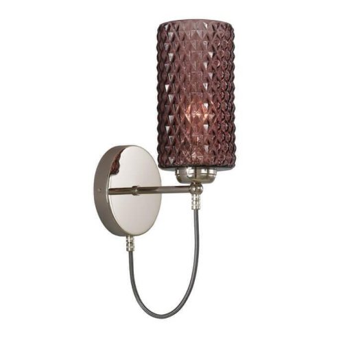 Бра A 10001/1 Reccagni Angelo фиолетовый на 1 лампа, основание никель в стиле классический современный 