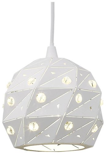 Светильник подвесной Delfina WE263.01.006 Wertmark белый 1 лампа, основание белое в стиле модерн  фото 2