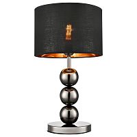 Настольная лампа 363-024-01 Velante чёрная на 1 лампу, основание чёрное металл в стиле современный Настольная лампа 363-024-01 Velante чёрная на 1 лампу, основание чёрное металл в стиле современный