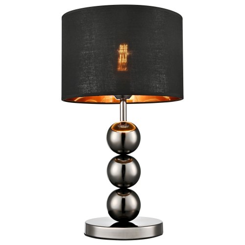 Настольная лампа 363-024-01 Velante чёрная на 1 лампу, основание чёрное металл в стиле современный Настольная лампа 363-024-01 Velante чёрная на 1 лампу, основание чёрное металл в стиле современный