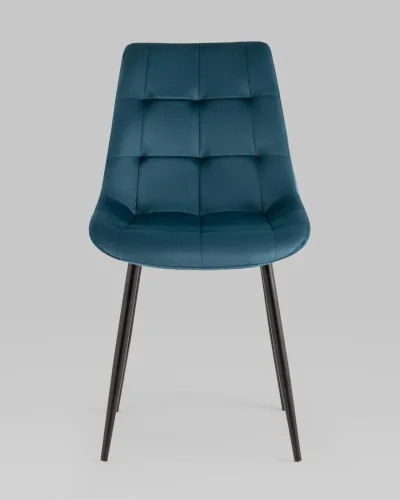 Стул Флекс New, велюр сине-зеленый (набор 2шт) УТ000039331 Stool Group, /велюр, ножки/металл/, размеры - ***** фото 7