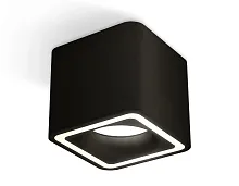Светильник накладной Techno Spot XS XS7806020 Ambrella light чёрный 1 лампа, основание чёрное в стиле хай-тек современный квадратный