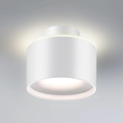 Светильник накладной LED с переключателем цветовой температуры Giro 358970 Novotech белый 1 лампа, основание белое в стиле современный хай-тек круглый фото 4