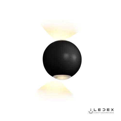 Бра LED Rainbow ZD8168-6W BK iLedex чёрный на 1 лампа, основание чёрное в стиле современный хай-тек  фото 3