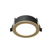 Светильник точечный Orb DL130-GX53-MG Maytoni матовый золото на 1 лампу, основание матовое золото в стиле современный хай-тек круглый