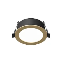 Светильник точечный Orb DL130-GX53-MG Maytoni матовый золото на 1 лампу, основание матовое золото в стиле современный хай-тек круглый