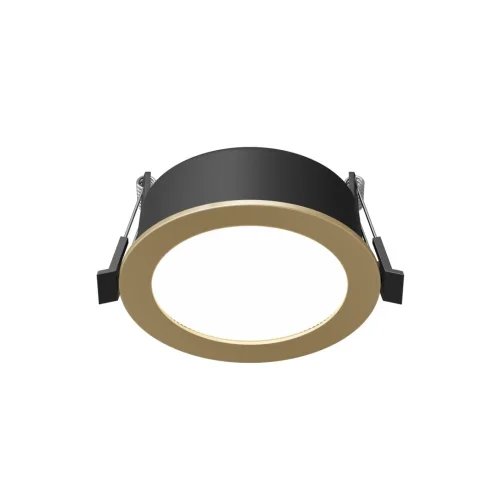 Светильник точечный Orb DL130-GX53-MG Maytoni матовый золото на 1 лампу, основание матовое золото в стиле современный хай-тек круглый