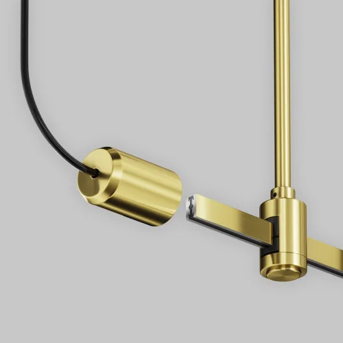 Ввод питания боковой Magnetic trаck system Flarity TRA154C-SB1-BS Maytoni латунь в стиле для светильников серии Magnetic trаck system Flarity flarity магнитная фото 4