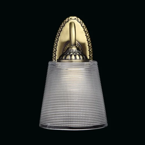 Бра Моника 372023101 MW-Light прозрачный на 1 лампа, основание бронзовое в стиле классический  фото 3