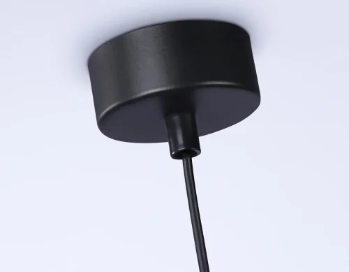 Светильник подвесной TN5125 Ambrella light чёрный 1 лампа, основание чёрное в стиле хай-тек современный  фото 2