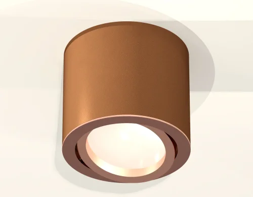 Светильник накладной Techno spot XS7404002 Ambrella light коричневый 1 лампа, основание коричневое в стиле хай-тек современный круглый фото 2