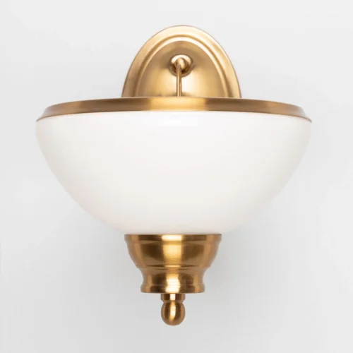 Бра Краков CL401313 Citilux белый на 1 лампу, основание бронзовое жёлтое в стиле современный фото 5