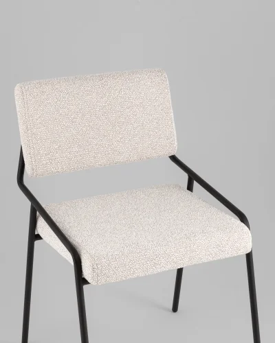 Стул Теллинг шенилл серо-бежевый УТ000041943 Stool Group, /, ножки//, размеры - ***** фото 3