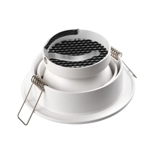 Светильник точечный Morus 370999 Novotech белый на 1 лампу, основание белое в стиле современный хай-тек круглый фото 5