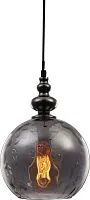 Светильник подвесной лофт Ida TL1172H-01SM Toplight чёрный 1 лампа, основание чёрное в стиле лофт современный выдувное шар