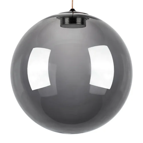 Светильник подвесной LED Sferetta 801018 Lightstar серый чёрный 1 лампа, основание коричневое бордовое в стиле минимализм  фото 5