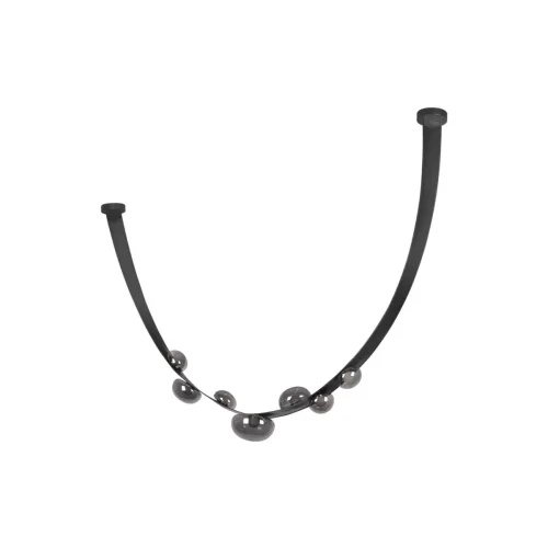 Светильник подвесной LED Belt 10188/2500 LOFT IT серый чёрный на 14 ламп, основание чёрное в стиле современный 