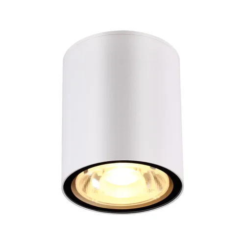 Накладной светильник уличный LED Tumbler 358012 Novotech уличный IP65 белый на 1 лампу, плафон белый в стиле современный LED фото 4