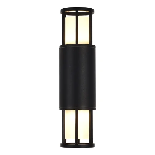 Настенный светильник уличный Mesa SL9017.401.02 ST-Luce уличный IP65 чёрный на 2 лампы, плафон белый в стиле современный GU10 фото 3