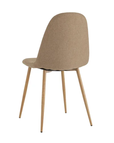 Стул Валенсия SN, бежевый УТ000036448 Stool Group, бежевый/рогожка, ножки/металл/коричневый, размеры - ****440*540 фото 5 Стул Валенсия SN, бежевый УТ000036448 Stool Group, бежевый/рогожка, ножки/металл/коричневый, размеры - ****440*540 фото 5