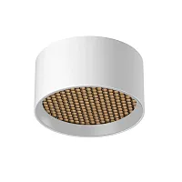Светильник накладной LED Glare C122CL-L7-3K-W Maytoni белый на 1 лампу, основание белое в стиле современный хай-тек 