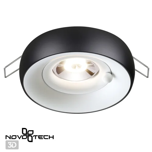 Светильник точечный Water 370798 Novotech чёрный 1 лампа, основание чёрное в стиле современный  фото 3