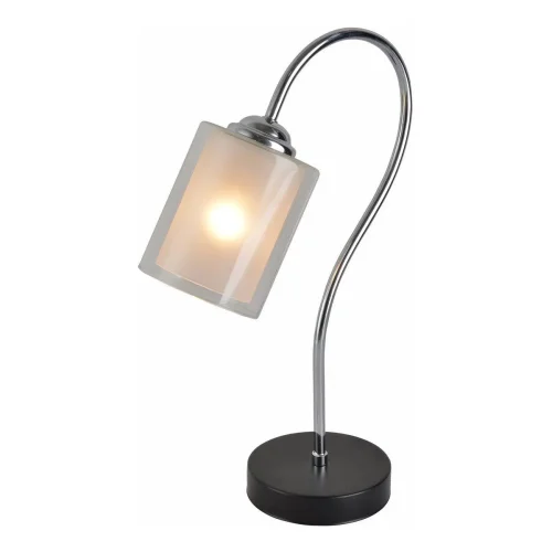 Настольная лампа 10170 10170/T Escada белая 1 лампа, основание чёрное металл в стиле современный  фото 2