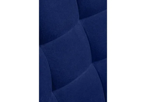 Стул на металлокаркасе Челси синий / черный 493363 Woodville, синий/велюр, ножки/металл/чёрный, размеры - ****500*600 фото 6
