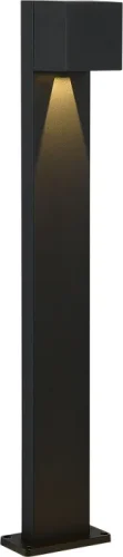 Парковый светильник LED Brik SL9513.405.01 ST-Luce уличный IP65 чёрный на 1 лампу, плафон чёрный в стиле хай-тек современный LED фото 4