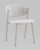 Стул Харпер ткань рогожка серо-голубой каркас серый матовый УТ000038934 Stool Group, /, ножки//, размеры - *780***500*580