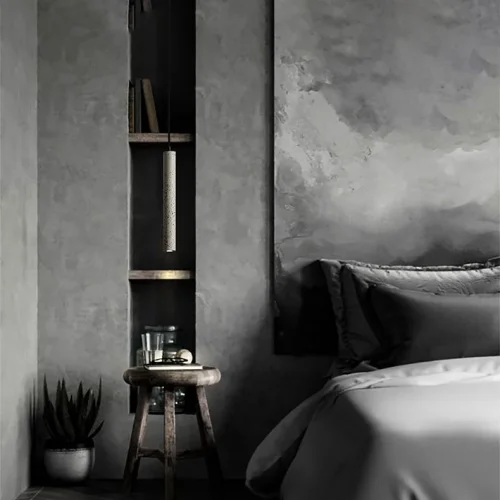 Светильник подвесной BRUT 189836-23 ImperiumLoft серый на 1 лампу, основание чёрное в стиле скандинавский фото 7