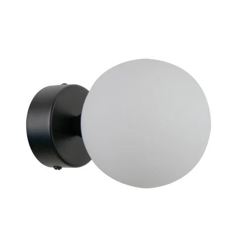 Светильник потолочный Vivari LH012141 LightHall белый на 1 лампу, основание чёрное в стиле современный шар фото 3 Светильник потолочный Vivari LH012141 LightHall белый на 1 лампу, основание чёрное в стиле современный шар фото 3