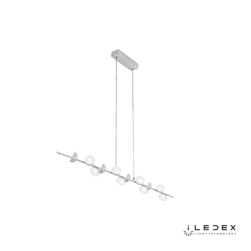 Светильник подвесной LED Inefable X088136 WH iLedex белый 1 лампа, основание белое в стиле хай-тек современный  фото 2