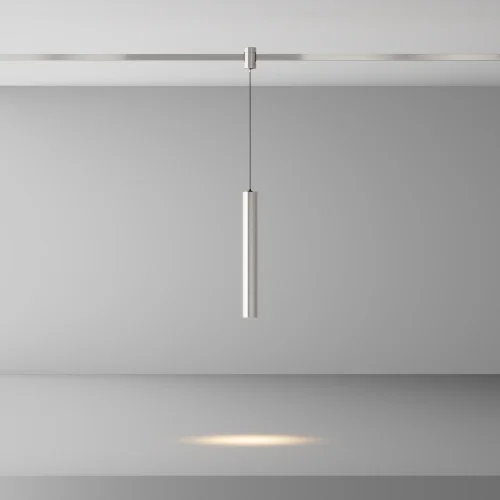 Трековый подвесой светильник Focus Led Flarity 3000K 5Вт 60° TR155-1-5W3K-PT Maytoni никель для шинопроводов серии Magnetic trаck system Flarity никель фото 4