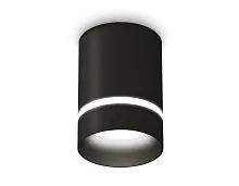 Светильник накладной Techno spot XS6302061 Ambrella light чёрный 1 лампа, основание чёрное в стиле модерн круглый