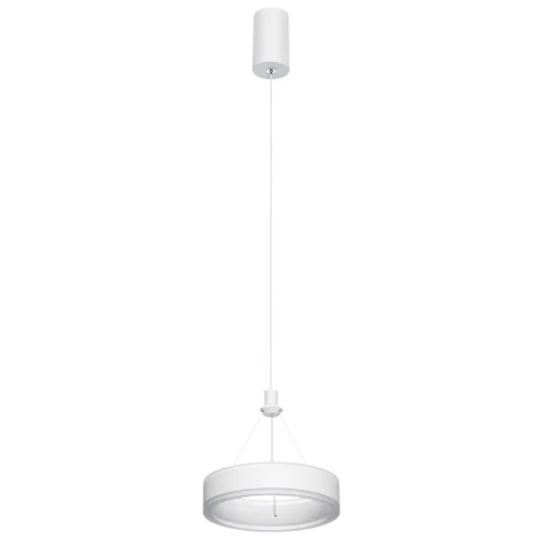 Светильник подвесной LED Дуэт CL719010 Citilux белый 1 лампа, основание белое в стиле хай-тек современный  фото 2
