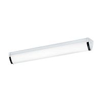 Светильник потолочный LED GITA 2 94713 Eglo белый 1 лампа, основание хром серое в стиле минимализм современный линейный