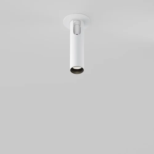 Светильник точечный LED Focus T C141RS-L125-6W4K-W Maytoni белый на 1 лампу, основание белое в стиле современный хай-тек трубочки фото 4
