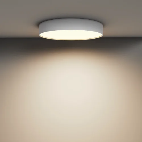 Светильник потолочный LED Zon C032CL-45W3K-RD-W Maytoni белый на 1 , основание белое в стиле хай-тек современный тарелка фото 13