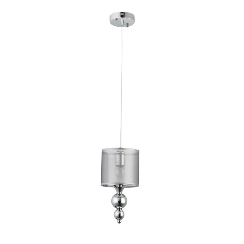 Светильник подвесной Pazione SLE107103-01 Evoluce серебряный серый 1 лампа, основание хром в стиле современный  фото 4