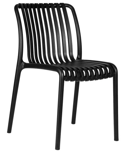 Стул обеденный набор 4 шт. SET-4 776PP-LMZL WALTER, цвет черный Dobrin, /полимер, ножки/пластик/чёрный, размеры - *800***455*595 фото 2