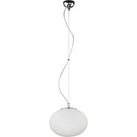 Светильник подвесной Nuage 7025-NW Nowodvorski белый 1 лампа, основание хром в стиле минимализм 