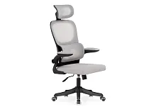 Компьютерное кресло Sprut light gray 15790 Woodville, серый/сетка, ножки/пластик/чёрный, размеры - *1270***640*670