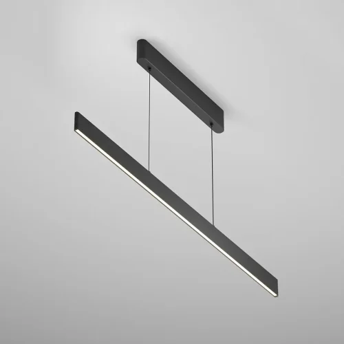 Светильник подвесной LED Ephoria P109PL-36W2.7-6K-B Maytoni чёрный на 1 лампу, основание чёрное в стиле минимализм хай-тек трубочки